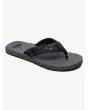 Sandalias Quiksilver Carver Squish negras y grises para hombre
