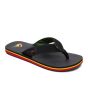 Chanclas Quiksilver Molokai Abyss negras y verdes para hombre