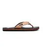 Chanclas Quiksilver Molokai Abyss naranjas y negras para hombre lateral
