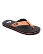 Chanclas Quiksilver Molokai Abyss naranjas y negras para hombre