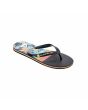 Chanclas Quiksilver Molokai Art SL azules y naranjas para hombre frontal