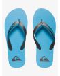 Sandalias Quiksilver Molokai azules y negras para hombre superior