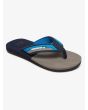 Chanclas Quiksilver Molokai Eclipsed Deluxe para chico en color gris y azul