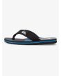 Chanclas Quiksilver Molokai Layback Youth negras para niño izquierda