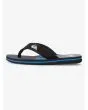 Chanclas Quiksilver Molokai Layback Youth negras para niño izquierda