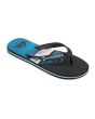 Chanclas para chico Quiksilver Molokai Panel Boy en color negro y azul 