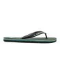 Chanclas Quiksilver Molokai verde militar para hombre lateral