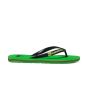 Chanclas de playa Quiksilver Molokai verdes y negras para hombre lateral