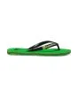 Chanclas de playa Quiksilver Molokai verdes y negras para hombre lateral