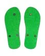 Chanclas de playa Quiksilver Molokai verdes y negras para hombre suela