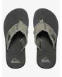 Chanclas Quiksilver Monkey Abyss verdes para hombre superior