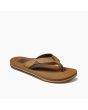 Sandalias de cuero vegano Reef Cushion Dawn color camel para hombre