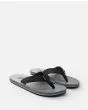 Chanclas Rip Curl Ripper Negras y Grises para hombre frontal
