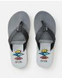 Chanclas Rip Curl Ripper Negras y Grises para hombre