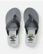 Chanclas Rip Curl Ripper Negras y Grises para hombre