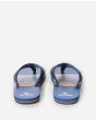 Chanclas Rip Curl Ripper Azules y Naranjas para hombre talón
