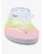Chanclas de playa Roxy Viva Jelly Rainbow para mujer frontal