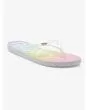 Chanclas de playa Roxy Viva Jelly Rainbow para mujer lateral