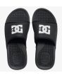 Chanclas Slider DC Shoes Bolsa Negras para hombre superior