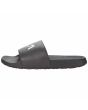 Chanclas Slider RVCA Sport Negras y blancas para hombre lateral