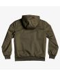 Chaqueta acolchada con capucha DC Shoes Earl Padded verde para niños 8-16 años posterior