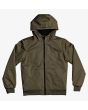 Chaqueta acolchada con capucha DC Shoes Earl Padded verde para niños 8-16 años