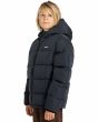 Niño con Chaqueta acolchada con capucha Element Puffa Classic Youth Negra lateral