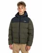 Niño con Chaqueta acolchada con capucha Element Puffa Classic Youth Verde 