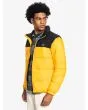 Hombre con Chaqueta acolchada Quiksilver Wolf Shoulder amarilla lateral