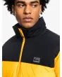 Hombre con Chaqueta acolchada Quiksilver Wolf Shoulder amarilla logo