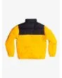 Chaqueta acolchada Quiksilver Wolf Shoulder amarilla para hombre posterior