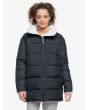 Mujer con chaqueta reversible Roxy Like Magic reverso negro frontal