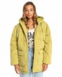 Mujer con Chaqueta acolchada técnica Billabong Mad For You verde pistacho