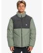 Hombre con Chaqueta acolchada técnica Quiksilver Wild Mountain Verde