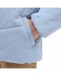 Mujer con chaqueta acolchada impermeable Vans Foundry MTE azul celeste bolsillo