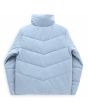 Chaqueta acolchada impermeable Vans Foundry MTE azul celeste para mujer posterior