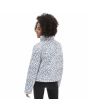 Niña con chaqueta acolchada Vans Foundry MTE Print blanca y negra posterior
