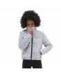 Niña con chaqueta acolchada Vans Foundry MTE Print blanca y negra