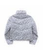 Chaqueta acolchada Vans Foundry MTE Print blanca y negra para niña posterior