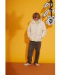 Hombre con chaqueta acolchada Volcom Superstoner 5K blanca bolsillos 