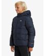 Niño con cazadora reversible con capucha Quiksilver Youth Scaly Azul Marino lateral