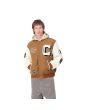 Hombre con Chaqueta Carhartt WIP Brown Ducks Bomber Hamilton Brown-Wax bolsillos