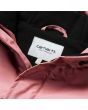Chaqueta de invierno Carhartt WIP W' Nimbus Pullover para mujer en color rosa suave cuello