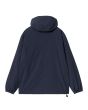 Chaqueta Cortavientos Carhartt WIP Windbreaker Pullover Winter Air Force Blue-White para hombre posterior
