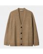 Chaqueta de punto Carhartt WIP Albion Cardigan marrón para hombre