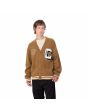 Hombre con cárdigan Carhartt WIP Brown Ducks Marrón y Blanco Cera