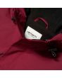Chaqueta de invierno Carhartt WIP W' Nimbus Pullover para mujer en color granate cuello