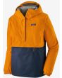 Chaqueta cortavientos Patagonia Torrentshell 3L Pullover naranja para hombre