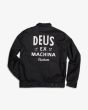 Cazadora Deus Ex Machina Workwear Jacket negra para hombre posterior