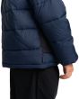 Chaqueta Resistente al Agua Element Brand Wolfeboro Dulcey Puff Contrasted azul marino para hombre manga